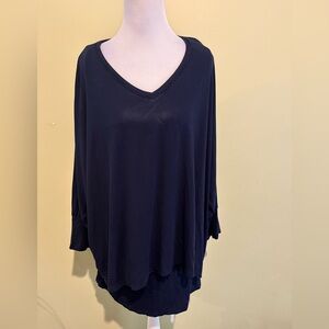 Soft Surroundings Navy V-Neck‎ Tunic